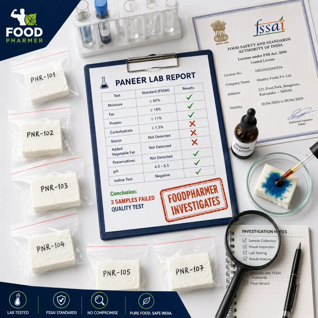 Paneer Lab Test