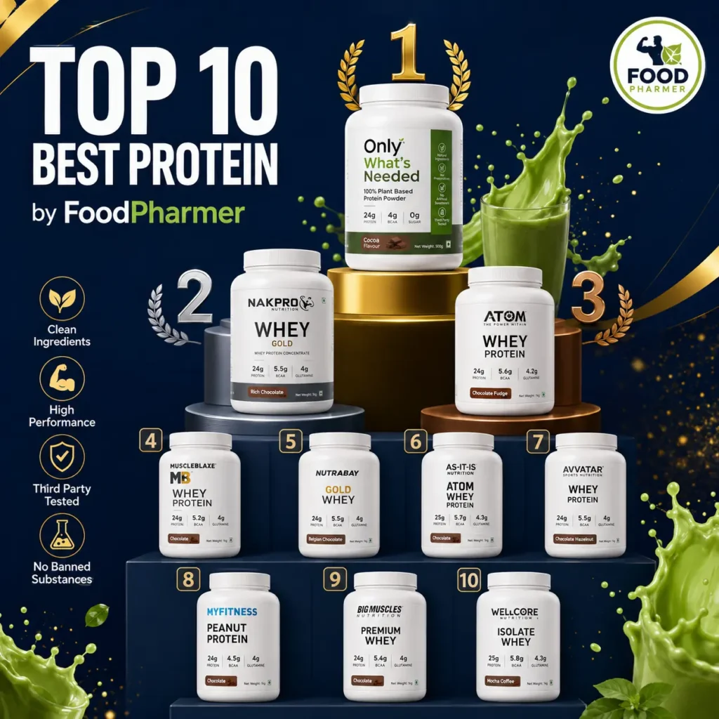 Top 10 Best Protein by FoodPharmer